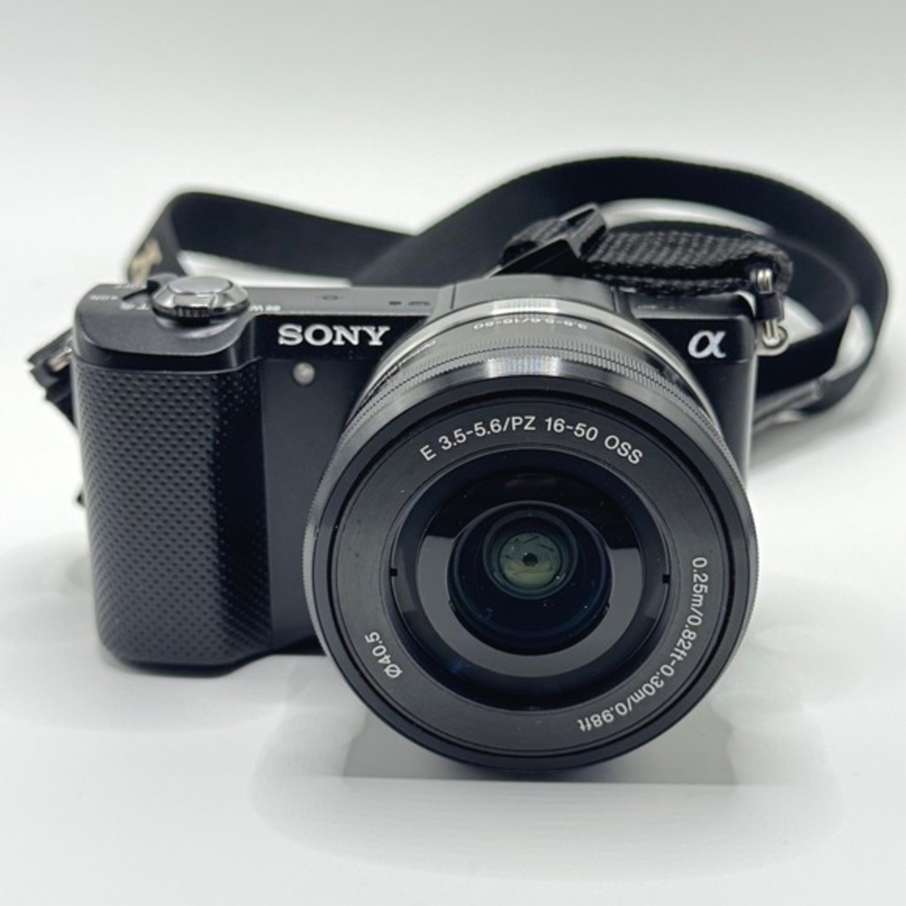 SONY Alpha a5000 Mirrorless Digital Camera 16-50mm Lens Bundle 20.1MP Wi-Fi